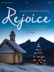 Good Christian Friends, Rejoice piano sheet music cover Thumbnail